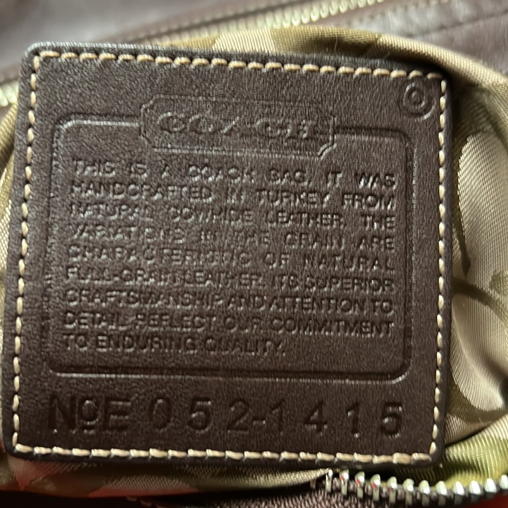 Vintage Coach Leather Bag - Picture 7 of 7